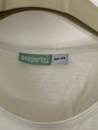 Camiseta sin mangas Pepperts blanca