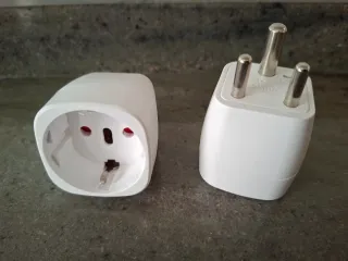 Pack de 2 Adaptadores Enchufe India.