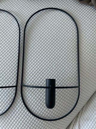 Candelabro/Florero Decorativo Negro