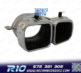 COLAS DE ESCAPE MERCEDES GLE W167 19- LOOK AMG GLE63 CROMO