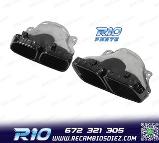 COLAS DE ESCAPE MERCEDES GLE W167 19- LOOK GLE63 NEGRO