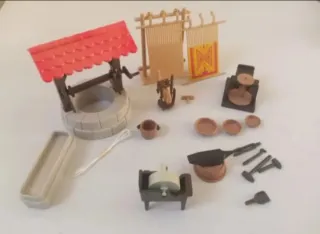 Lote Playmobil Belén Medieval Vikingos