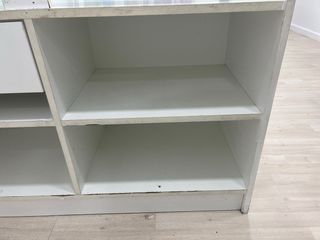 Mostrador Amplio con Cristal y Cajón Para Tienda