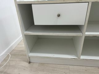 Mostrador Amplio con Cristal y Cajón Para Tienda