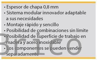 Conjunto Taller 5 Módulos S/Madera Alyco