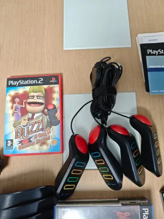 Consola PlayStation 2 Negra + Accesorios