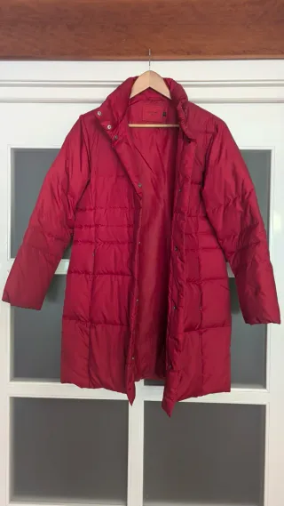 Plumífero mujer rojo