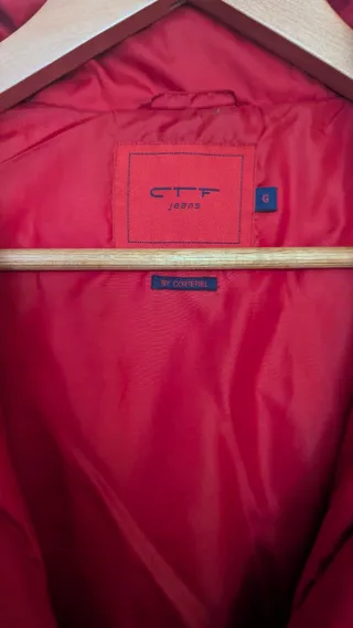 Plumífero mujer rojo