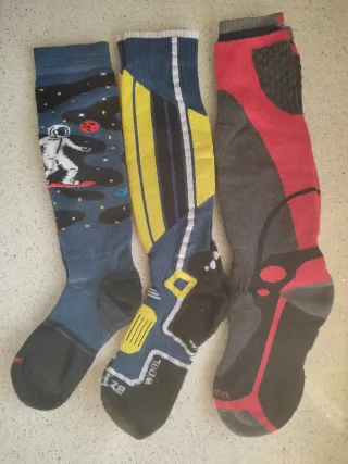 Lote 3 pares calcetines esquí montaña