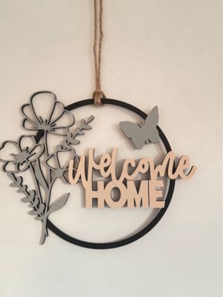 Decorazione da parete/ingresso Benvenuto a Casa