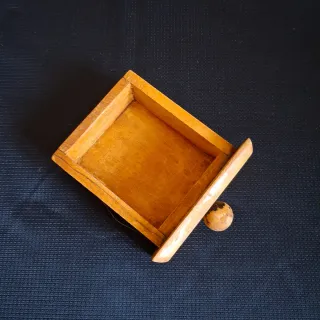 Vecchio Macinino Caffè B.G. Legno Metallo