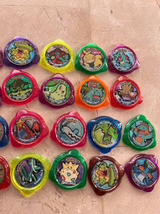 Lote tazos pokemon 40 kraks Panini