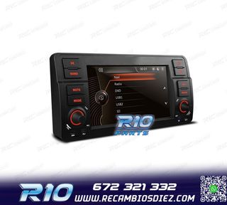 RADIO NAVEGADOR 7" BMW SERIE 3 E46 98-06 USB GPS TACTIL HD T