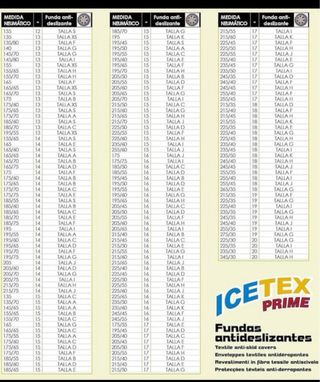 Fundas Antideslizantes ICETEX PRIME, talla G.