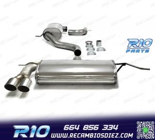 SILENCIOSO ESCAPE AUDI A3 8P 03-12 ACERO