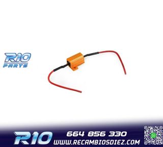 RESISTENCIA MATRÍCULA CANBUS ERROR DE LUZ 10W
