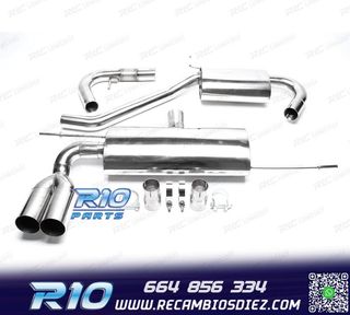 SILENCIOSO ESCAPE AUDI A3 8P 03-12 DOBLE ACERO