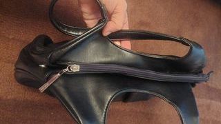 Bolso polipiel imitación cuero estilo rockero