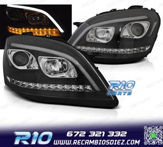 FAROS PARA MERCEDES CLASE ML W164 05-07 LUZ DIURNA LED DINAM
