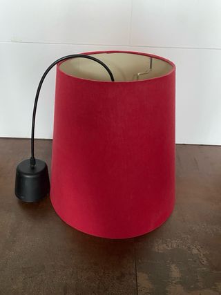 Lámpara colgante roja Ikea