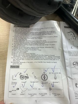 besrey 7 en 1 Triciclo para niños pequeños