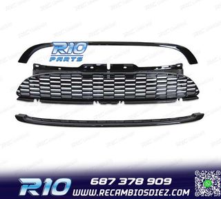 PARRILLAS MINI COOPER R56 R57 06-09 NEGRO BRILLO