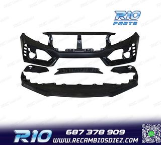 PARAGOLPES DELANTERO HONDA CIVIC 16- LOOK TYPE R