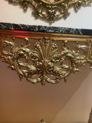 Consola Luis XV Bronce y Mármol
