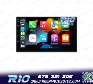 RADIO GPS ANDROID 14 2DIN 7" MULTIMEDIA GPS HD 3 USB SD