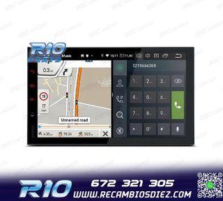 RADIO GPS ANDROID 14 2DIN 7" MULTIMEDIA GPS HD 3 USB SD
