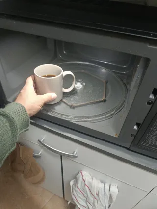 Microondas LG Negro para reparar