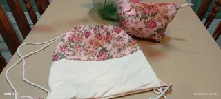 Neceser y neceser de bebé floral