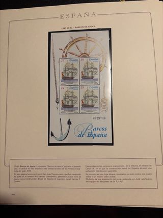 Sellos España 1995 MNH Hojas Olegario