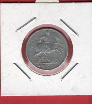 Monete da 5 centesimi Spagna 1940, 1941, 1945
