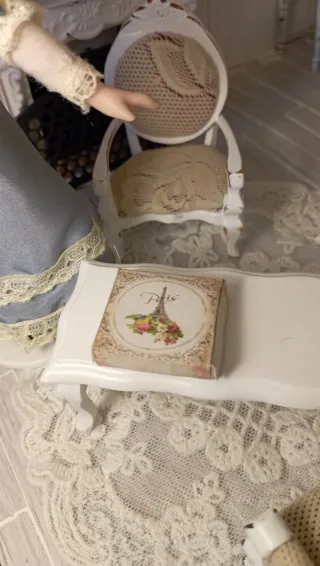 Miniature Set Bagno Rose Dollhouse 1:12