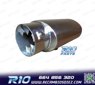 COLA ESCAPE TIPO CUPRA GRANDE ACERO INOX