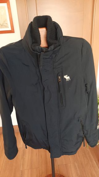 Cazadora Abercrombie Talla M Negra