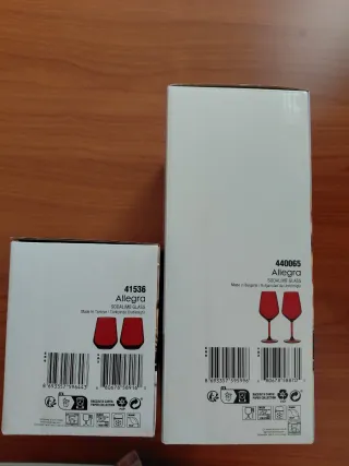 Paşabahçe Allegra 2+2 Bicchieri Rossi