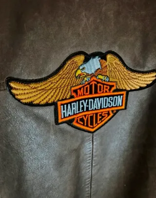 Chaqueta Piel Harley-Davidson Marrón