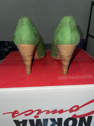 Zapatos Mustang Feelings Verdes