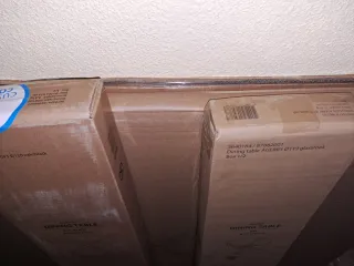 Mesa Comedor Cristal y Madera