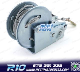 CABRESTANTE PROFESIONAL 1500KG Y 10 METROS