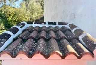 Teja cerámica mixta TESA, color terracota