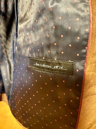 Americana Zara ante marrón usada 2 veces