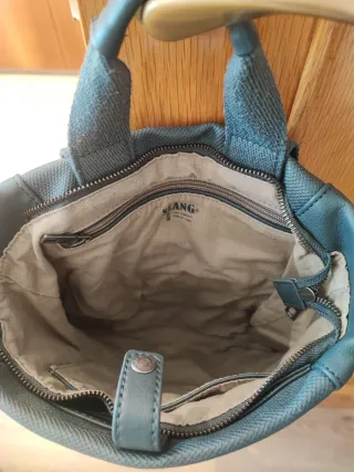 Mochila SLANG verde-gris. Como nueva