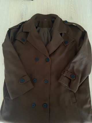 Abrigo largo marrón