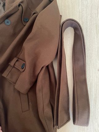 Abrigo largo marrón