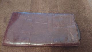 Bolso polipiel marrón vintage