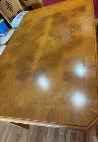 Mesa comedor extensible madera