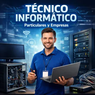 Técnico informático para particulares y empresas